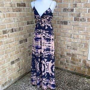 Collective Concepts Tie Dye effect maxi dress.